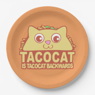 Prato De Papel Tacocat para trás II