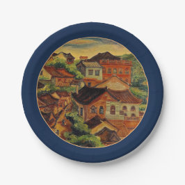 Prato De Papel Tamsui & Chen Cheng-Po /Taiwan Documento de arte t