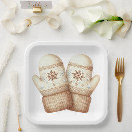 PRATO DE PAPEL TAN BOHO FERIADO TEMA NATAL