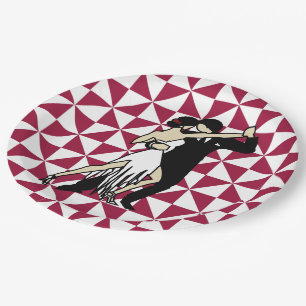 Prato De Papel Tango Dancers