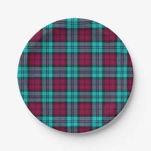 Prato De Papel Tartan Campbell Azul Vermelho Plaid Blackwatch