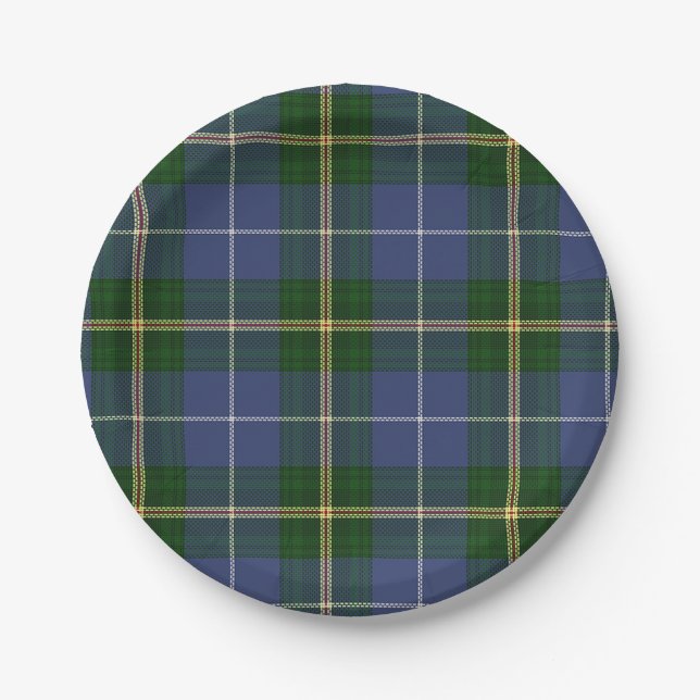 Prato De Papel Tartan da Nova Escócia (Frente)