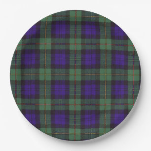 Prato De Papel Tartan do Scottish da xadrez do clã de Macewen