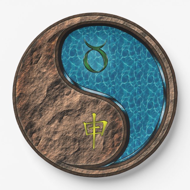 Prato De Papel Taurus & Water Monkey (Frente)