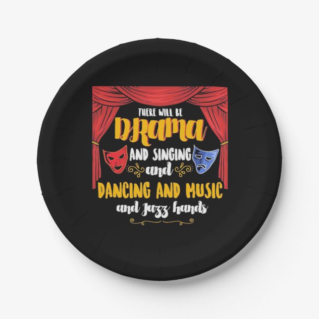 Prato De Papel Teatro Haverá Drama (Frente)