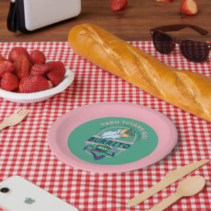 Prato De Papel Teen Titans Go! Beast Boy "Truth Justice Burrito"