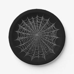 Prato De Papel Teias de Aranha Teia de Aranha Dia das Bruxas