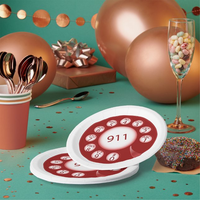 Prato De Papel Telefone de emergência (Criador carregado)