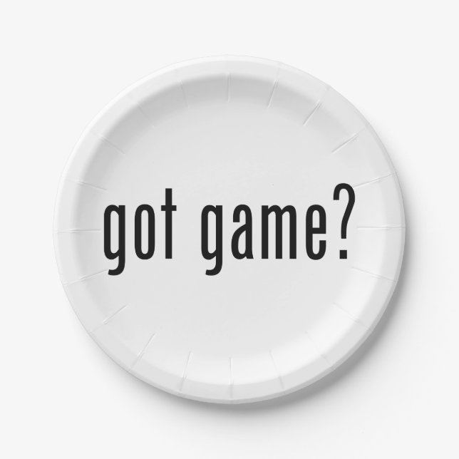 Prato De Papel tem jogo? (Frente)