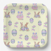 Tema de Páscoa de Placas de Papel