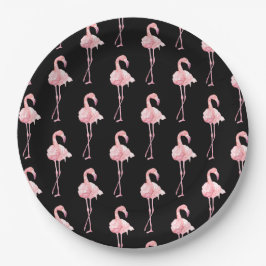 Prato De Papel Tender Flamingo Series Design 2