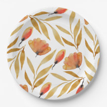 Terracota Floral Amarelo Mostarda