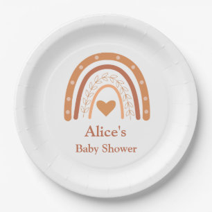 Prato De Papel Terracotta Gênero Costume do arco-íris neutro