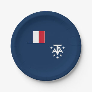 Prato De Papel Terras Austrais e Antárticas Francesas