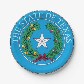 Prato De Papel Texas