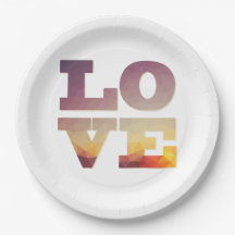 Texto de amor roxo/laranja/amarelo