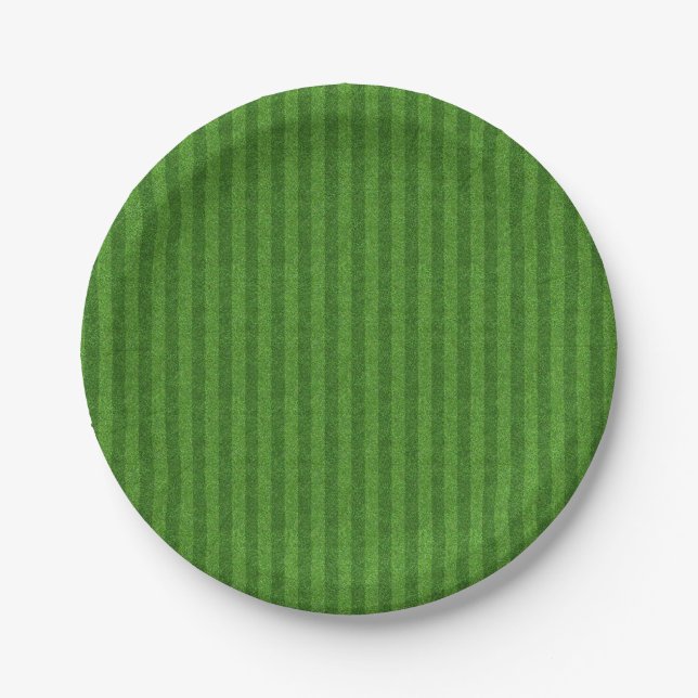Prato De Papel textura de grama verde de um campo de futebol (Frente)