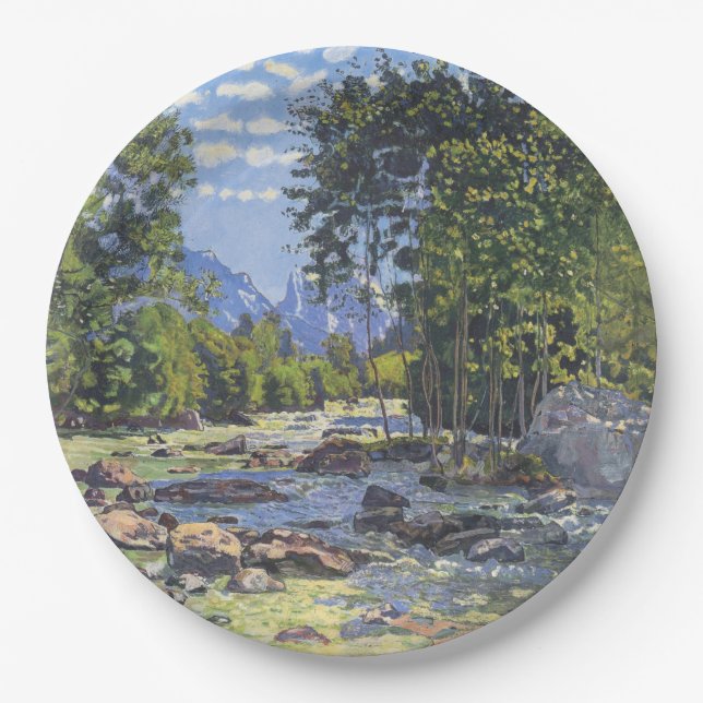 Prato De Papel The Black Lutschina (de Ferdinand Hodler) (Frente)