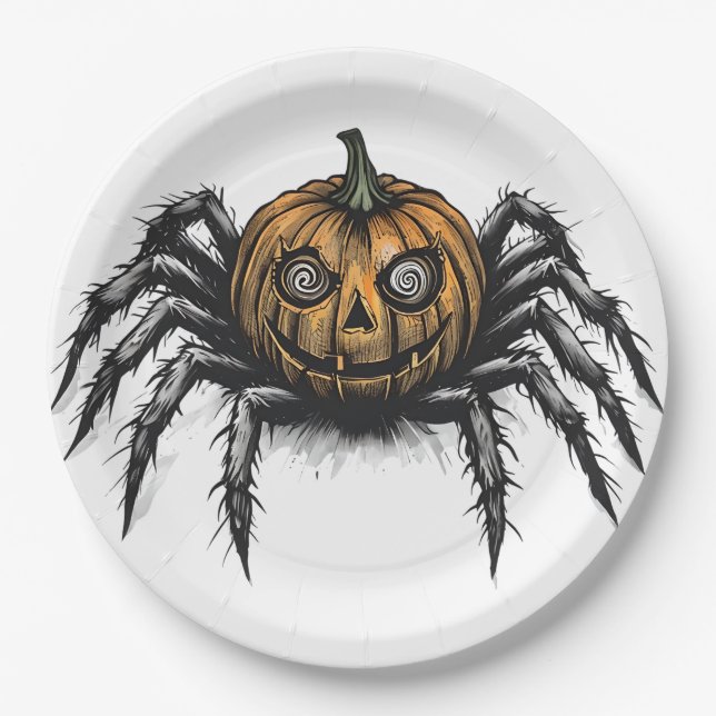Prato De Papel The Pumpkin-Headed Crawler (Frente)