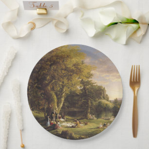 Prato De Papel Thomas Cole O Pic-Nic