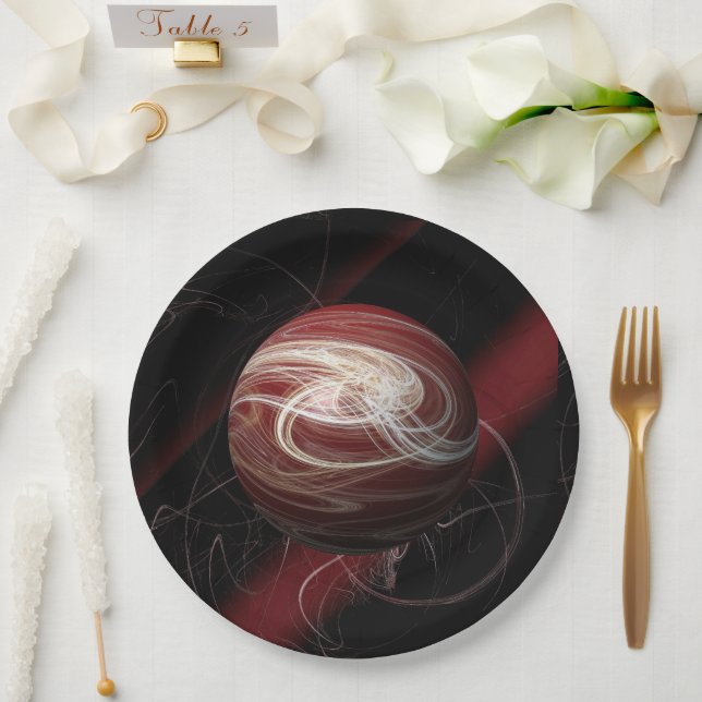 Prato De Papel Threads do Cosmos (Casamento)