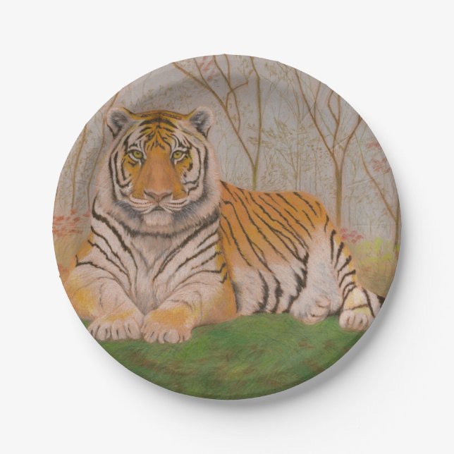 Prato De Papel Tigre (Frente)