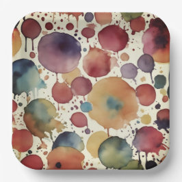 Prato De Papel Time for some splatter