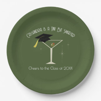 Prato De Papel Tini Bit Smarter Graduation Party Martini Bar