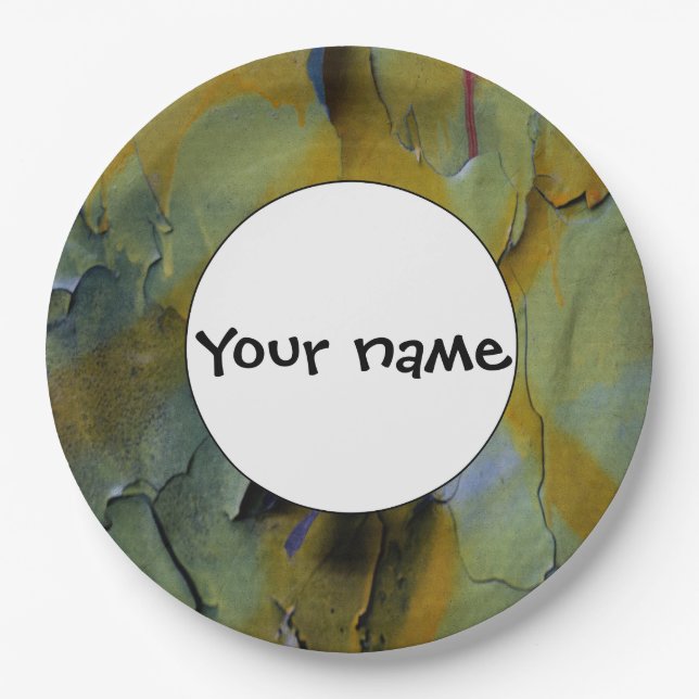 Prato De Papel Tinta de descasque (Frente)