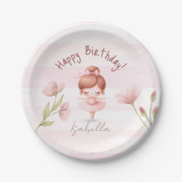 Prato De Papel Tiny Twirls – Ballerina