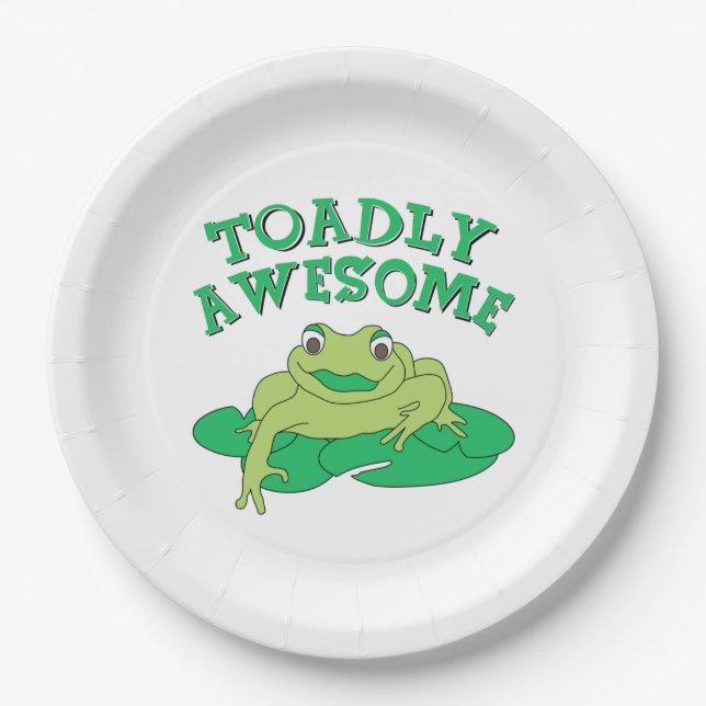 Prato De Papel TOADly incrível (Frente)