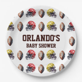 Prato De Papel Tocar Papel de Mesa Coloca Festa de Tema de Futebo