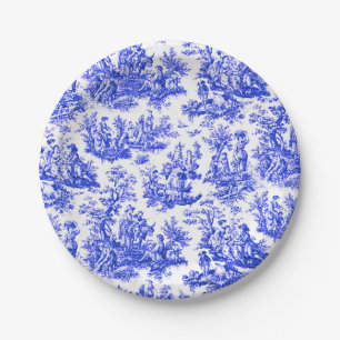 Prato De Papel Toile azul NOMADESAUSTRALIENS de Jouy