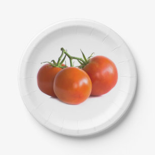 Prato De Papel Tomate