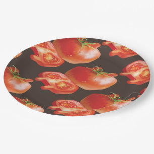 Prato De Papel Tomate