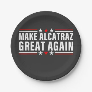Prato De Papel Tornar o Excelente de Alcatraz novamente