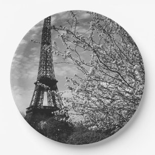 Prato De Papel Torre Vintage Paris Eiffel