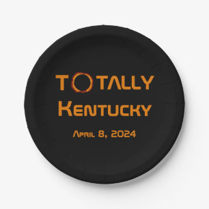 Prato De Papel Totalmente Kentucky 2024 Solar Eclipse