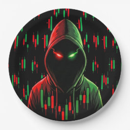 Prato De Papel Trading Chart Pattern Streetwear Red Green Candle