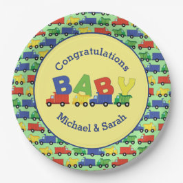 Prato De Papel Traje de Construção de Chá de fraldas