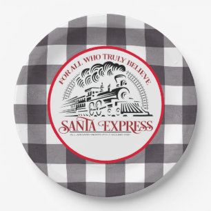 Prato De Papel Trem Santa Express