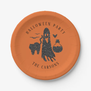 Prato De Papel Trendência Gata Gata Fantasma Gata Gatos Venenosa 