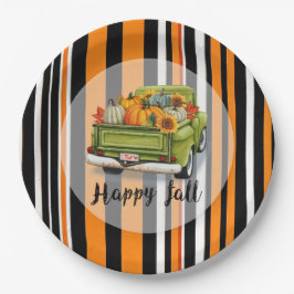 Prato De Papel Trendy Ação de Graças Belo Coleção de Outono