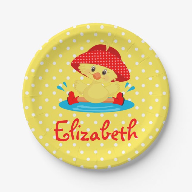 Prato De Papel Trendy Duck (Frente)