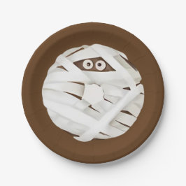Prato De Papel Trendy Halloween Spooky Mummy Ghost Rosquinha Part