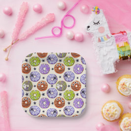 Prato De Papel Trendy Halloween Spooky Party