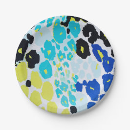 Prato De Papel Trendy Modern Leopard Pattern
