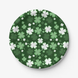 Prato De Papel Trevo Verde, Dia de São Patrício