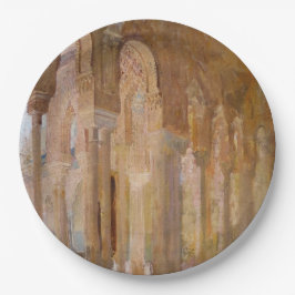 Prato De Papel Tribunal dos Leões, Alhambra (por Henri Regnault)