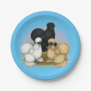 Prato De Papel Trio de Silkie